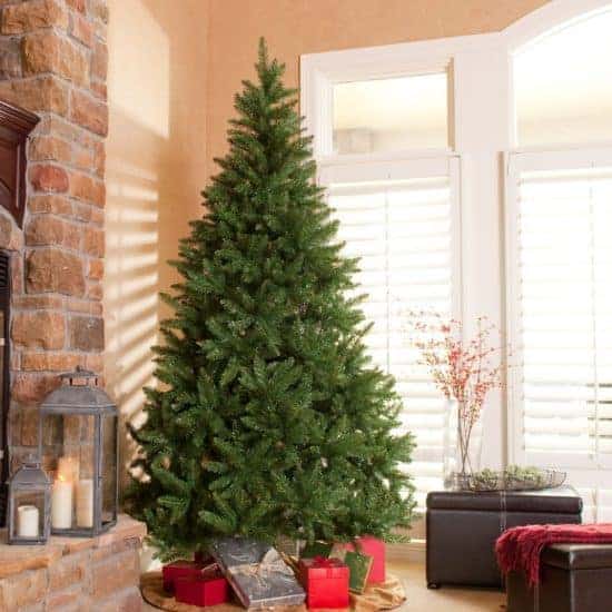 Classic Pine Full Unlit Christmas Tree - Best Fake Christmas Trees